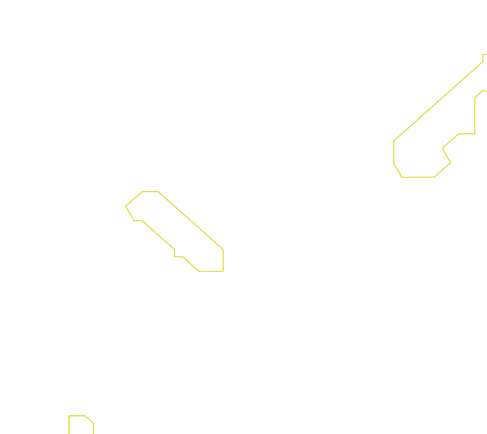 Daksegment ingezoomd met contourlijnen en structuurweergave