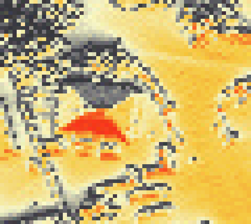 PV-irradiatie op daksegment ingezoomd met intensiteitsverdeling van zonlicht