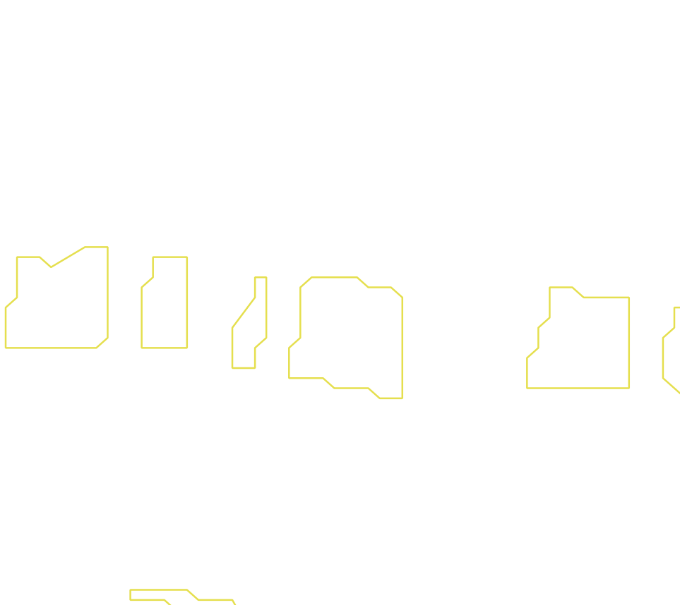 Daksegment ingezoomd met contourlijnen en structuurweergave