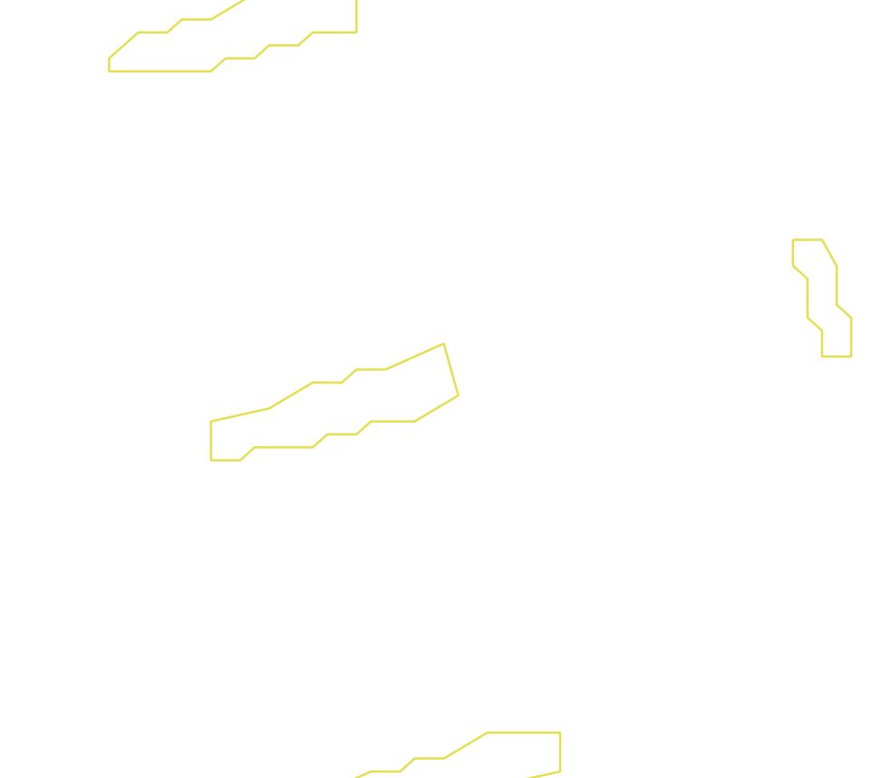 Daksegment ingezoomd met contourlijnen en structuurweergave