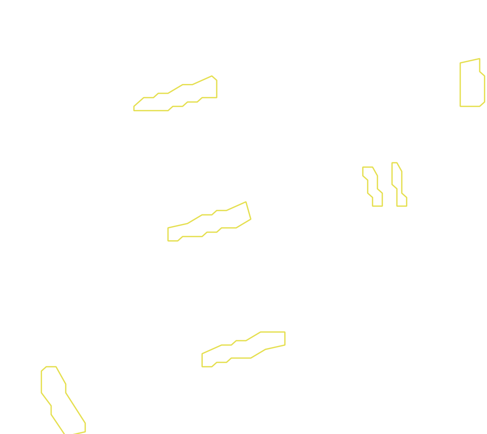 Daksegment met contourlijnen en structuurweergave