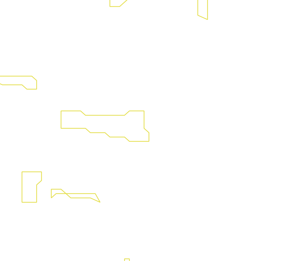 Daksegment ingezoomd met contourlijnen en structuurweergave