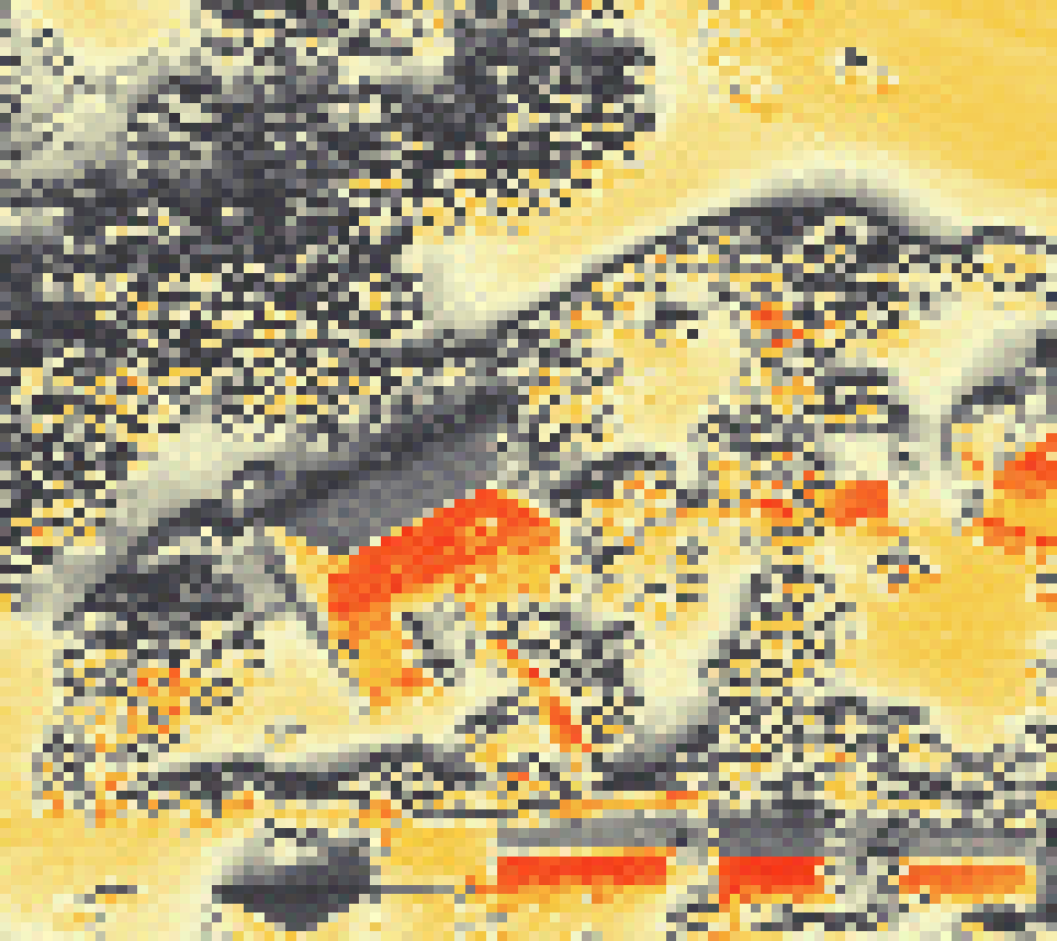 PV-irradiatie op daksegment met intensiteitsverdeling van zonlicht