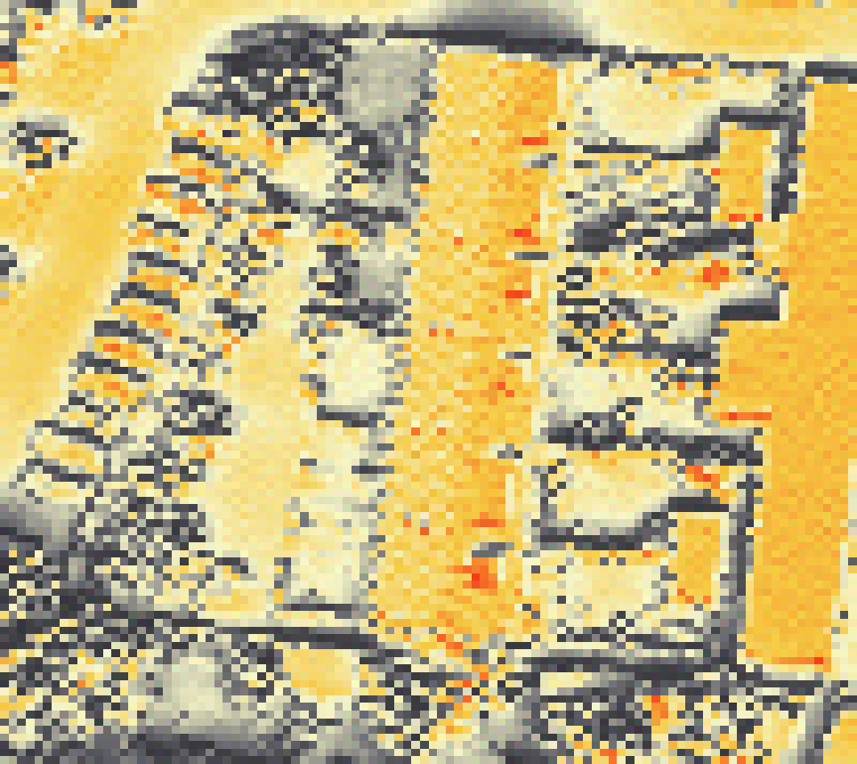 PV-irradiatie op daksegment met intensiteitsverdeling van zonlicht