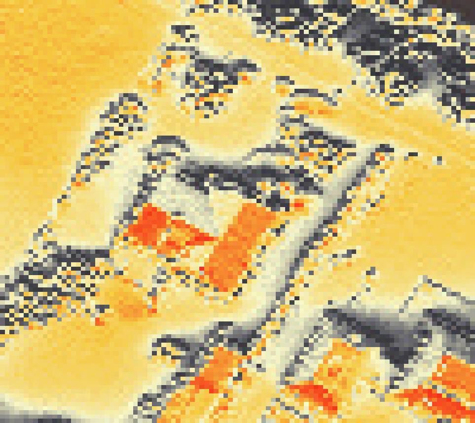 PV-irradiatie op daksegment met intensiteitsverdeling van zonlicht