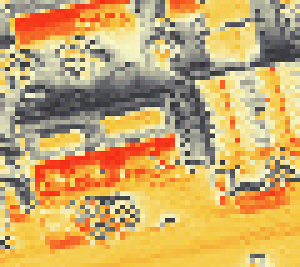 PV-irradiatie op daksegment ingezoomd met intensiteitsverdeling van zonlicht