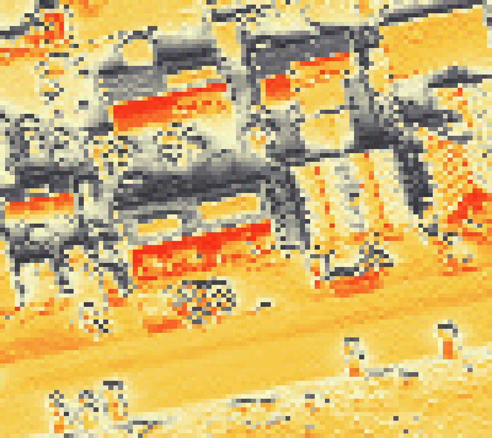 PV-irradiatie op daksegment met intensiteitsverdeling van zonlicht