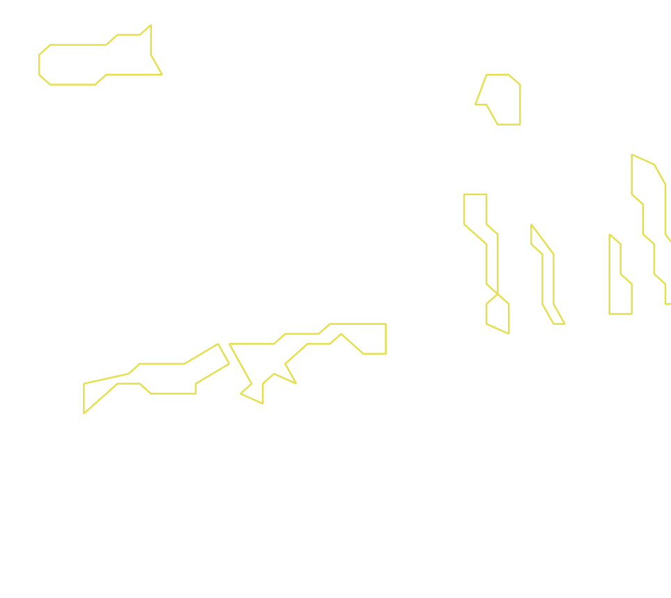Daksegment ingezoomd met contourlijnen en structuurweergave