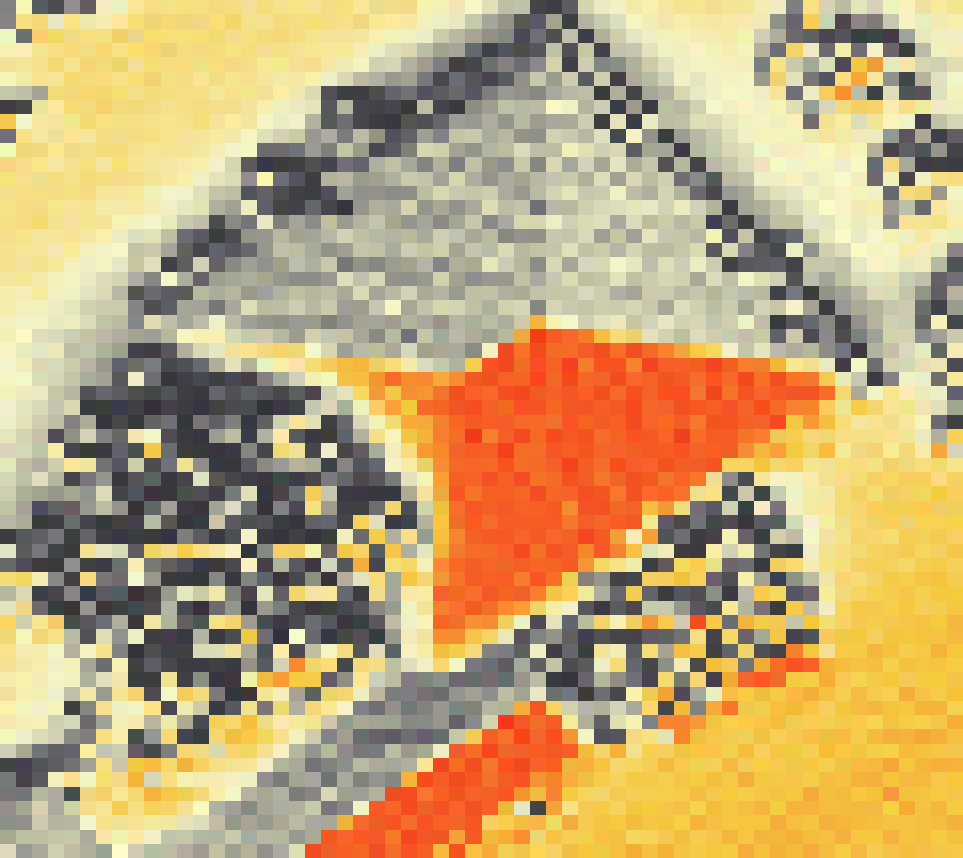 PV-irradiatie op daksegment ingezoomd met intensiteitsverdeling van zonlicht