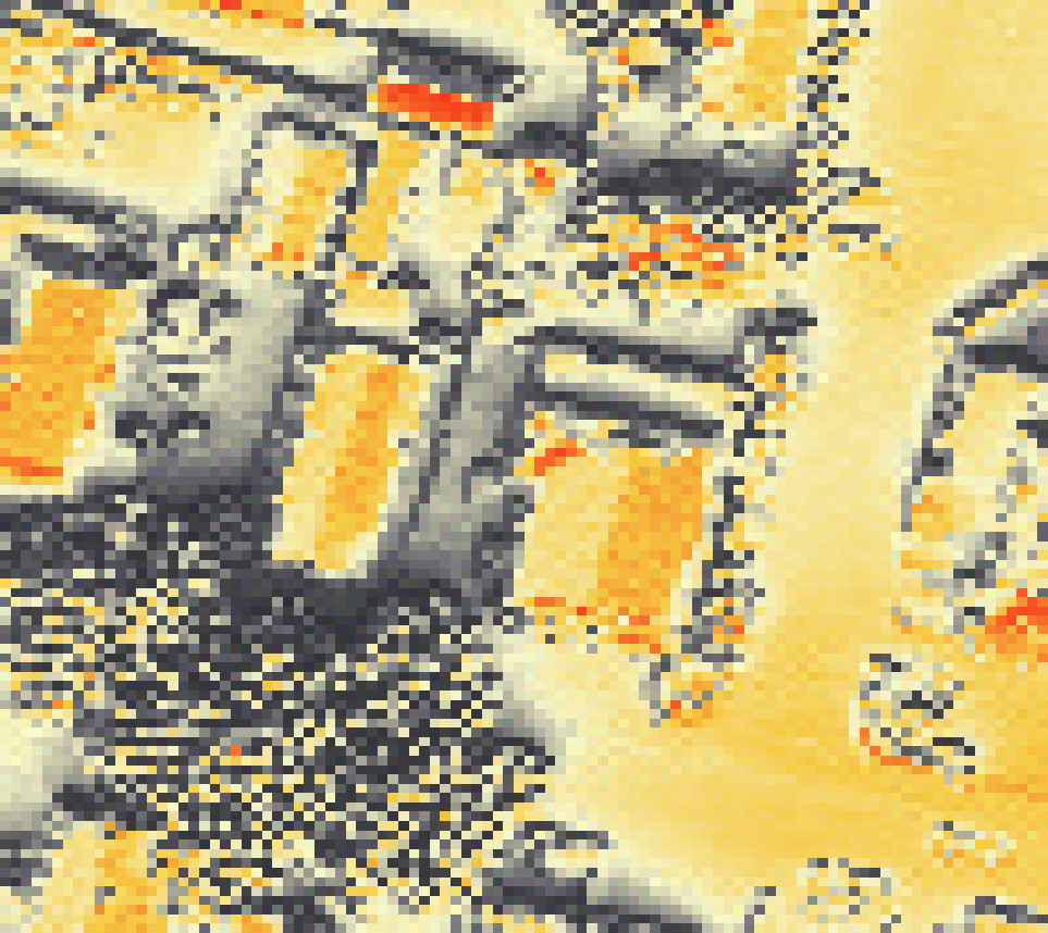 PV-irradiatie op daksegment met intensiteitsverdeling van zonlicht