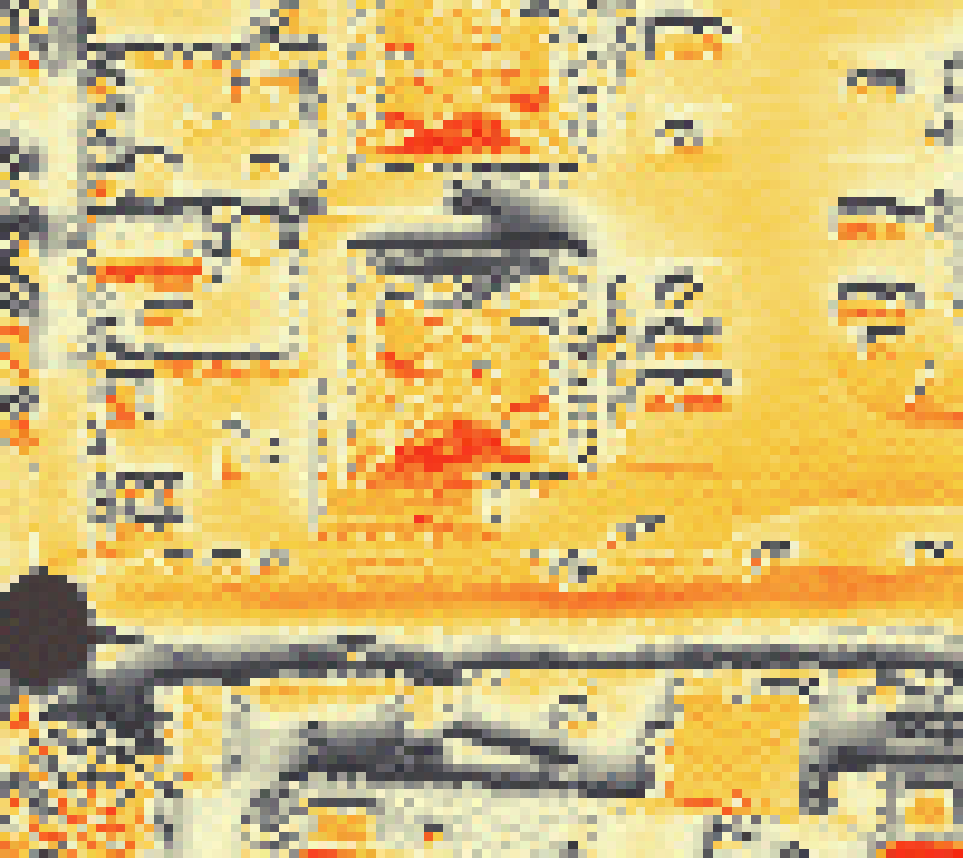 PV-irradiatie op daksegment met intensiteitsverdeling van zonlicht