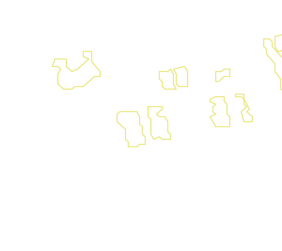Daksegment met contourlijnen en structuurweergave