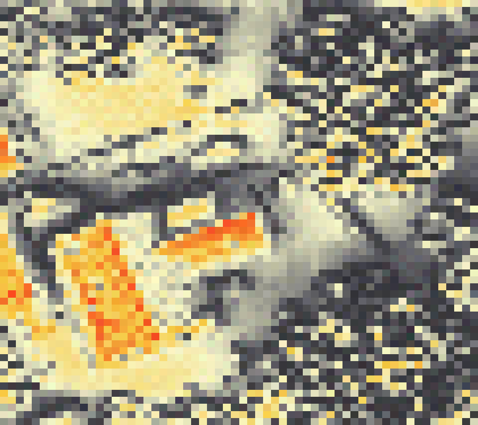 PV-irradiatie op daksegment ingezoomd met intensiteitsverdeling van zonlicht