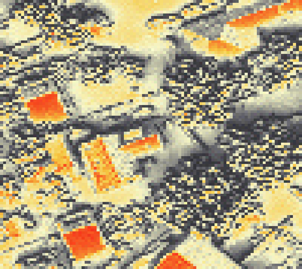 PV-irradiatie op daksegment met intensiteitsverdeling van zonlicht