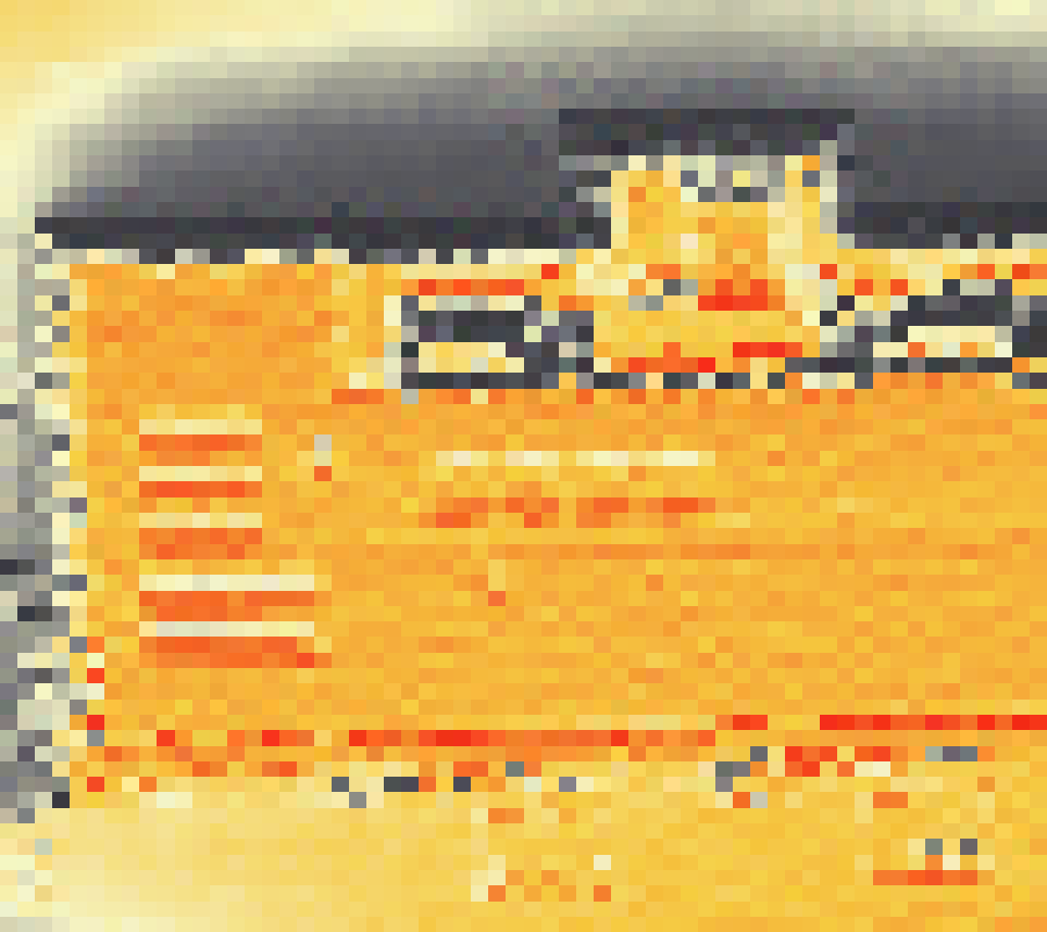 PV-irradiatie op daksegment ingezoomd met intensiteitsverdeling van zonlicht