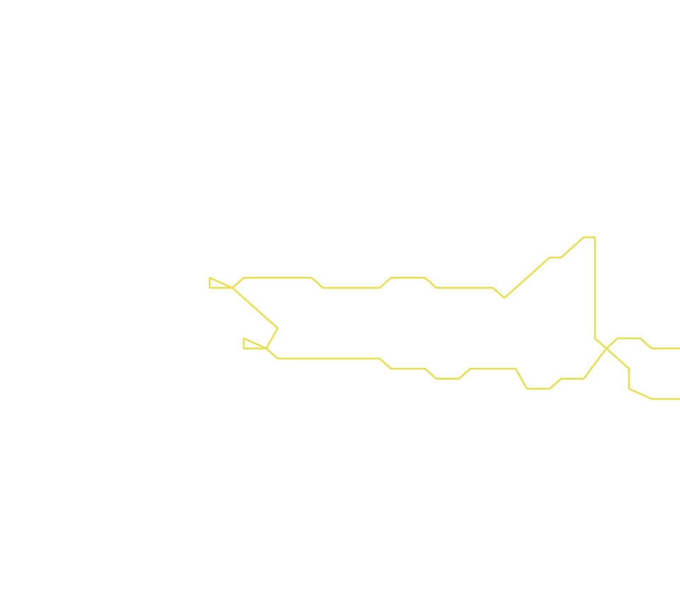 Daksegment ingezoomd met contourlijnen en structuurweergave