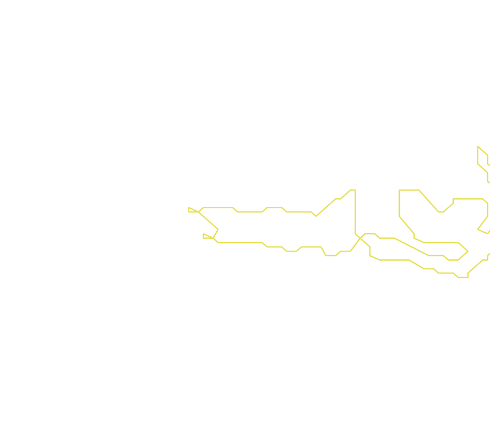 Daksegment met contourlijnen en structuurweergave