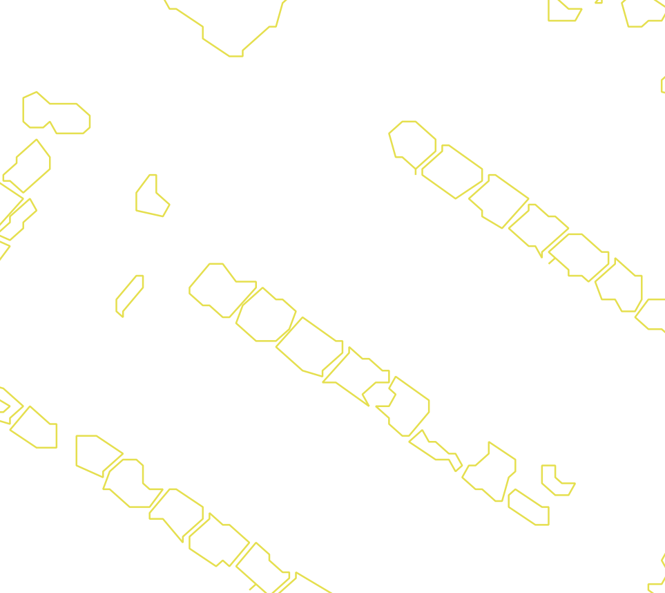 Daksegment met contourlijnen en structuurweergave