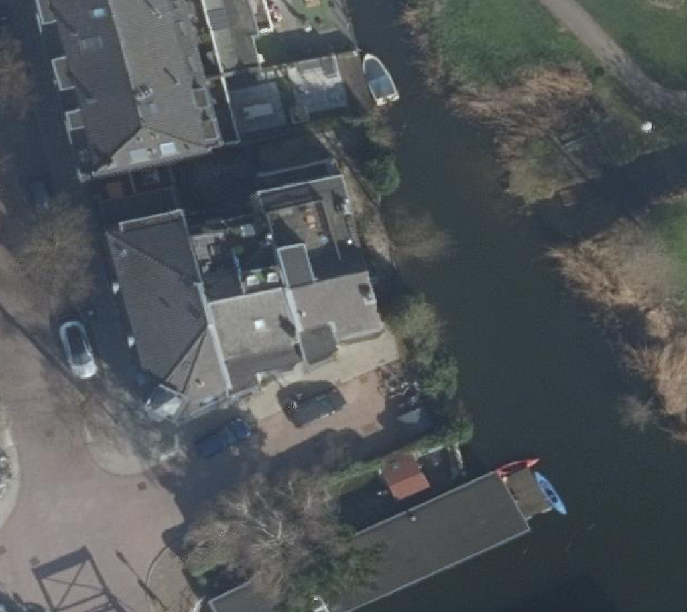 True ortho Luchtfoto op daksegment