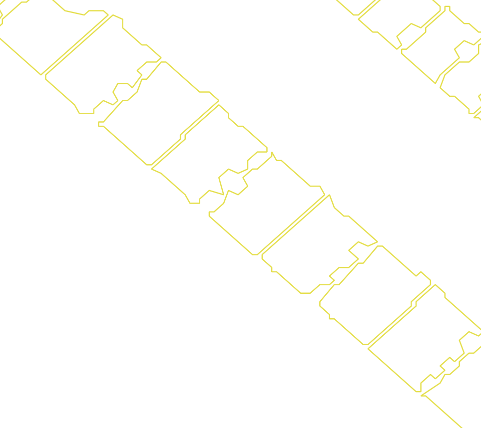 Daksegment met contourlijnen en structuurweergave