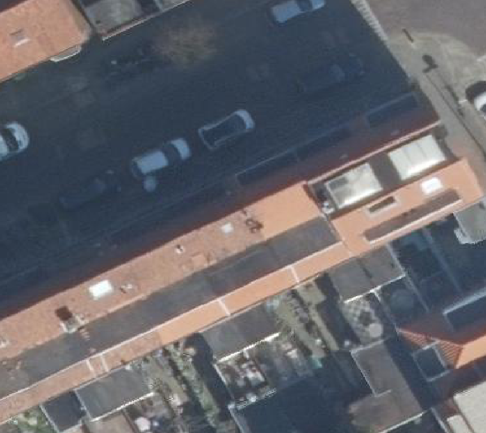 True ortho luchtfoto van Utrecht met zicht op woning