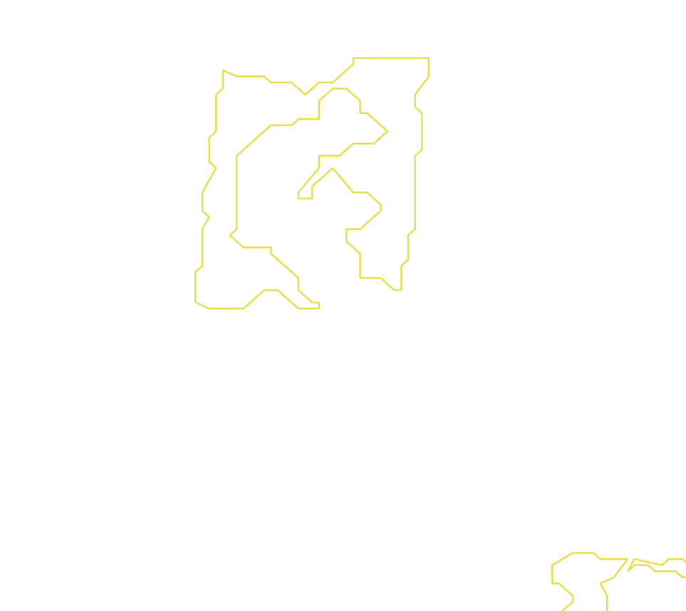 Daksegment met contourlijnen en structuurweergave