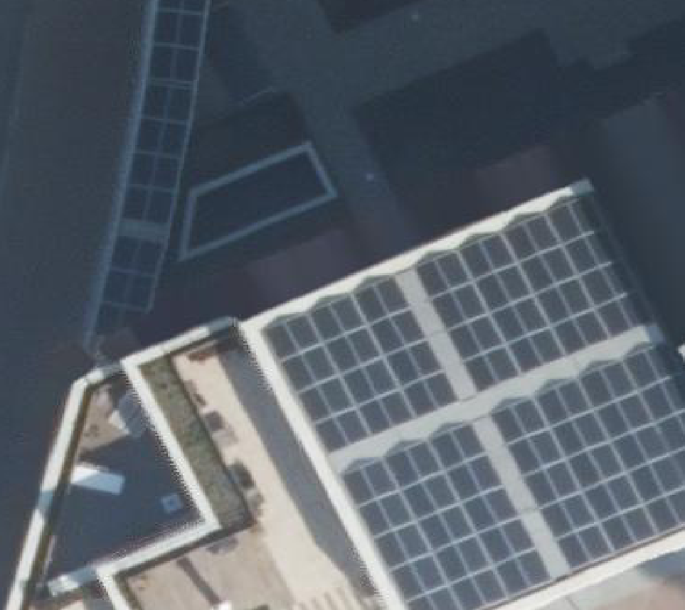 True ortho luchtfoto van Utrecht met zicht op woning
