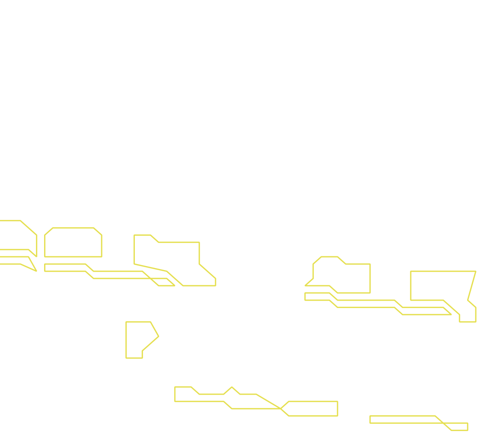 Daksegment ingezoomd met contourlijnen en structuurweergave