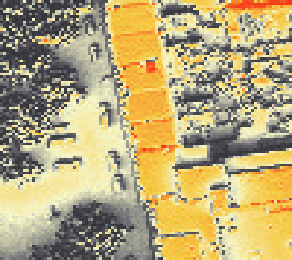 PV-irradiatie op daksegment met intensiteitsverdeling van zonlicht