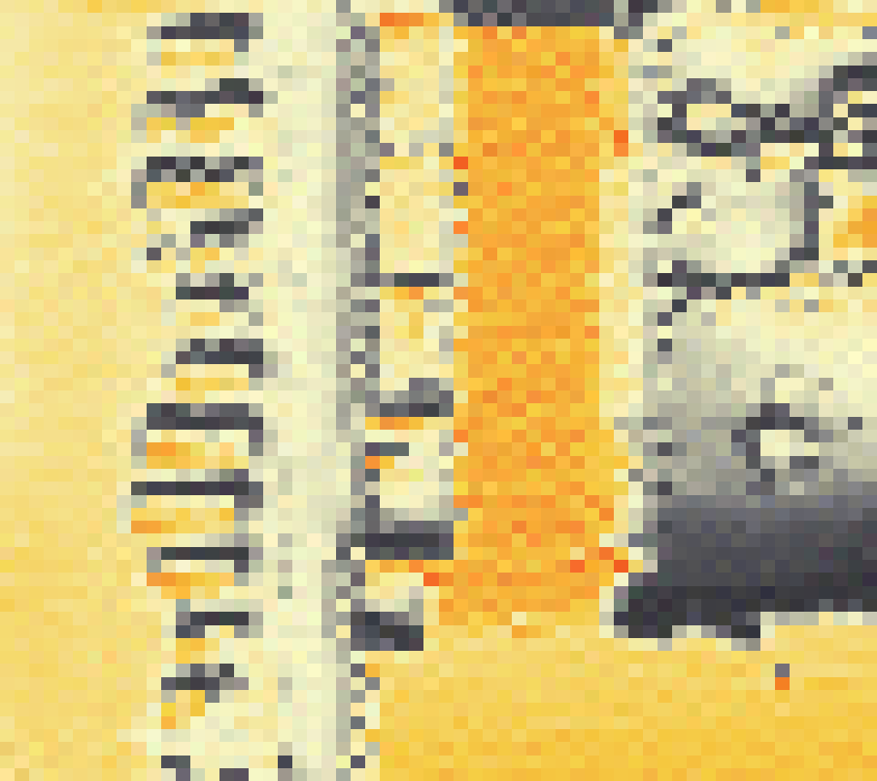 PV-irradiatie op daksegment ingezoomd met intensiteitsverdeling van zonlicht