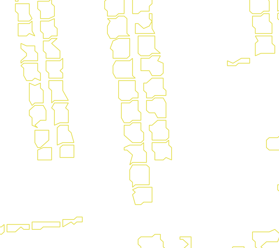 Daksegment met contourlijnen en structuurweergave