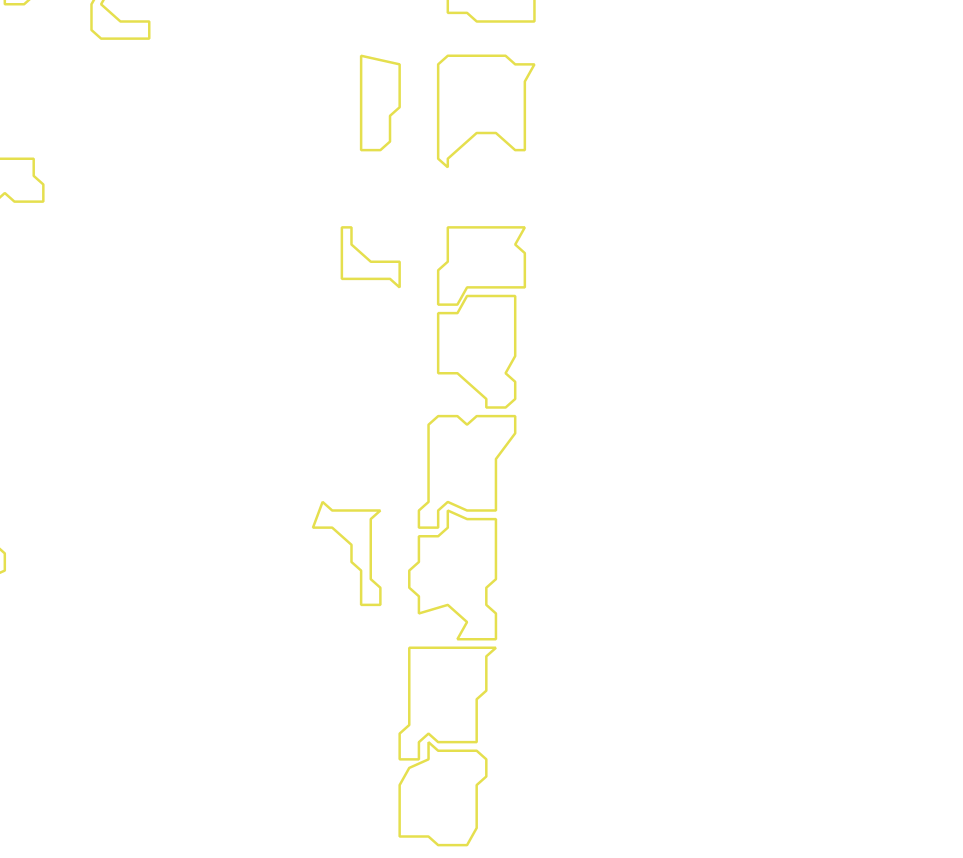 Daksegment met contourlijnen en structuurweergave