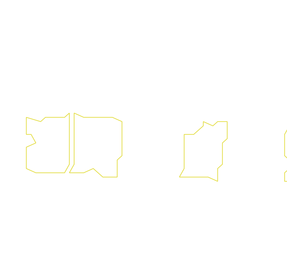 Daksegment ingezoomd met contourlijnen en structuurweergave