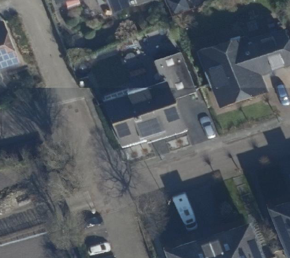 True ortho Luchtfoto op daksegment