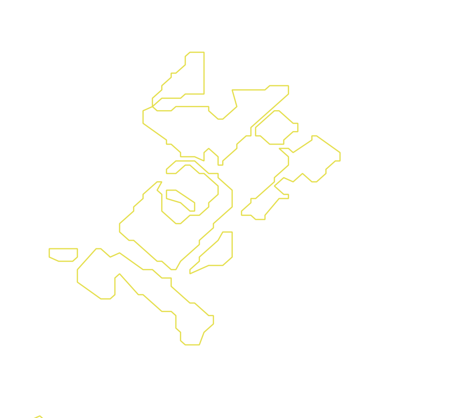 Daksegment met contourlijnen en structuurweergave