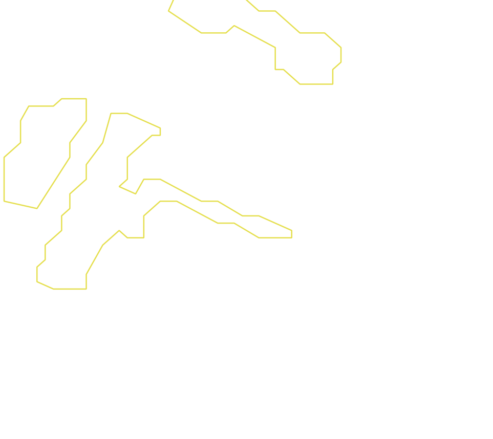 Daksegment ingezoomd met contourlijnen en structuurweergave