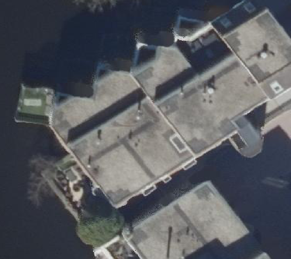 True ortho luchtfoto van Capelle aan den IJssel met zicht op woning