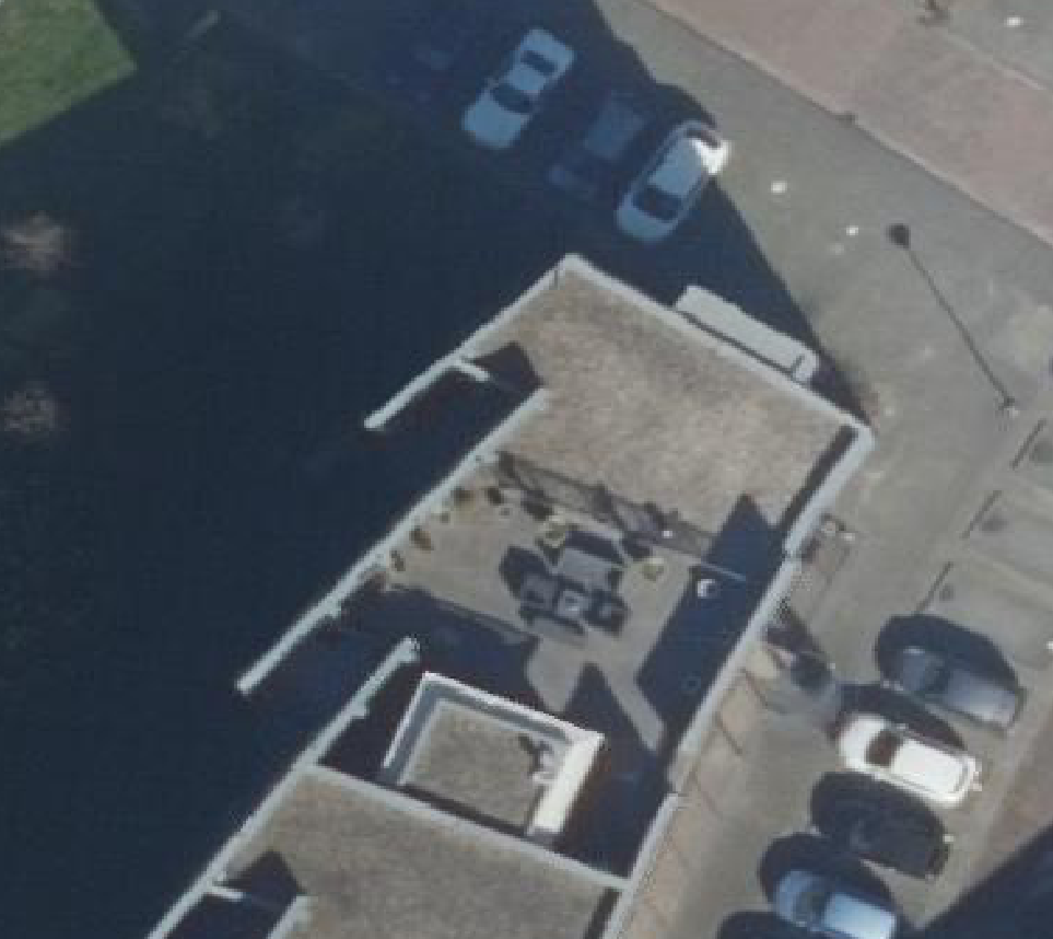 True ortho luchtfoto van Bergschenhoek met zicht op woning