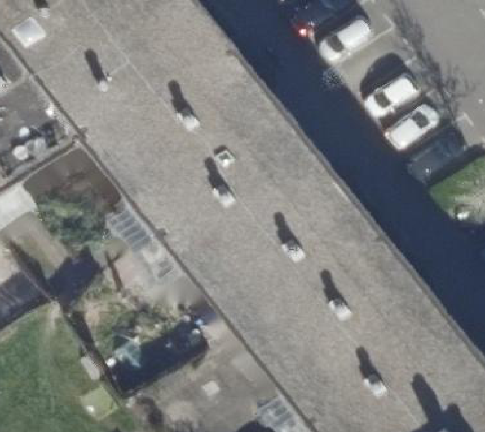 True ortho luchtfoto van Rotterdam met zicht op woning
