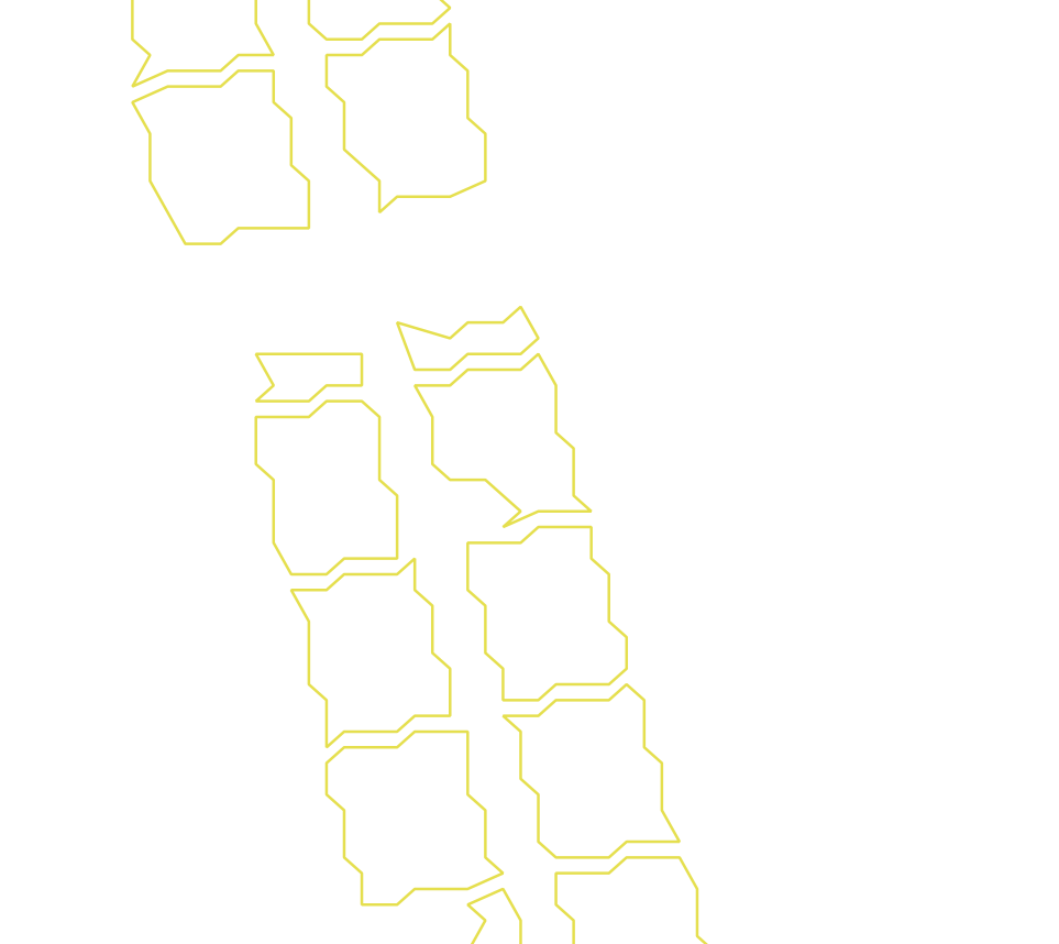 Daksegment ingezoomd met contourlijnen en structuurweergave