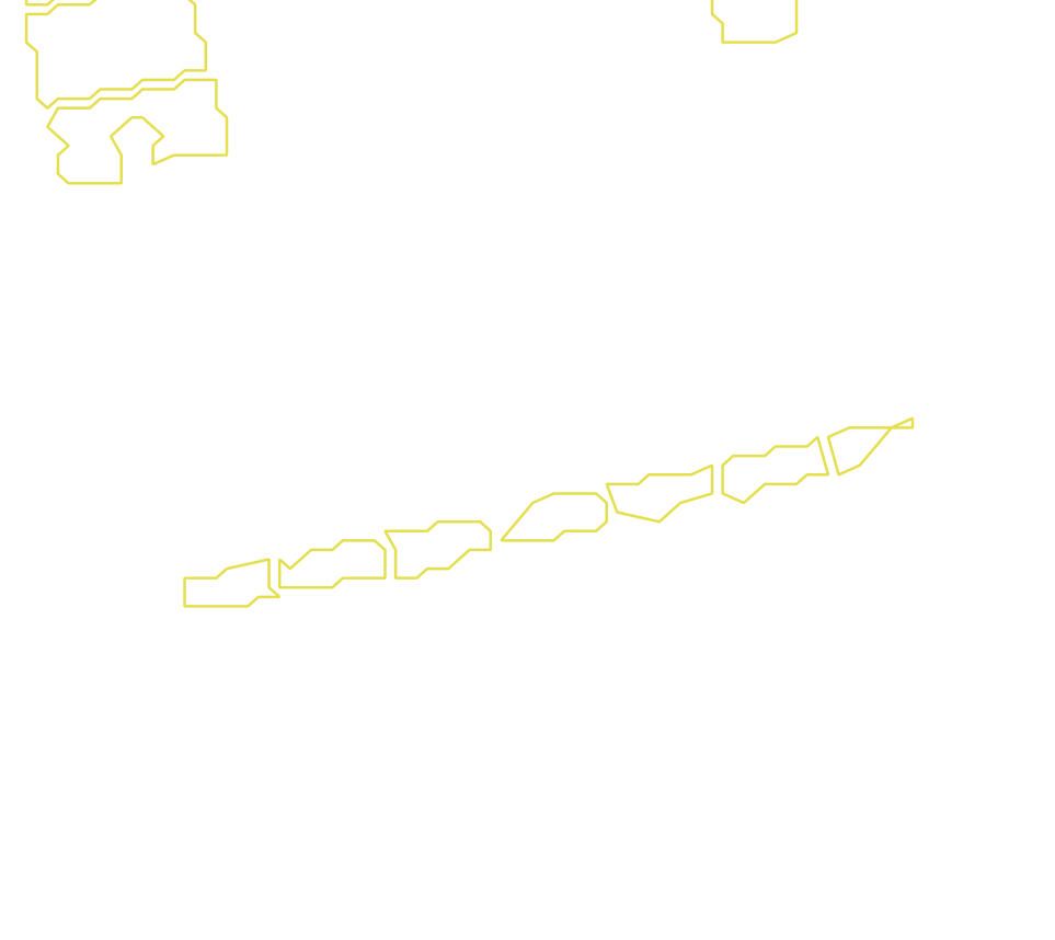 Daksegment met contourlijnen en structuurweergave