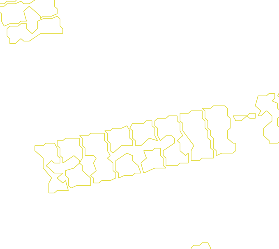 Daksegment met contourlijnen en structuurweergave