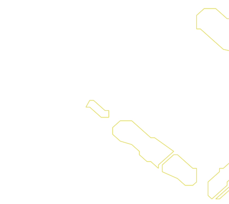 Daksegment ingezoomd met contourlijnen en structuurweergave