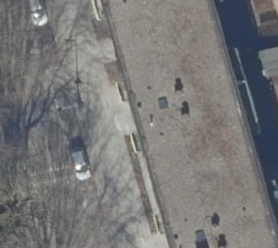 True ortho luchtfoto van Rotterdam met zicht op woning