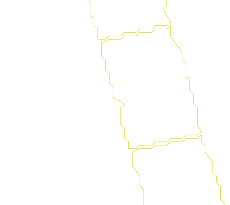 Daksegment ingezoomd met contourlijnen en structuurweergave