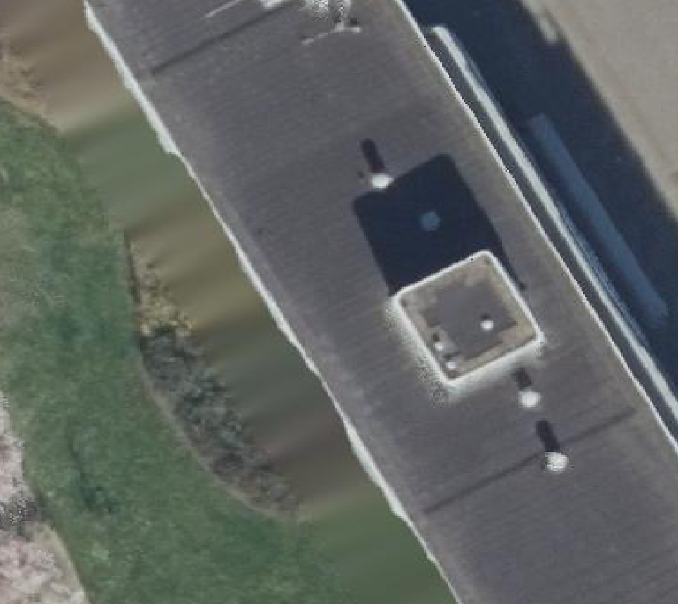 True ortho luchtfoto van Rotterdam met zicht op woning