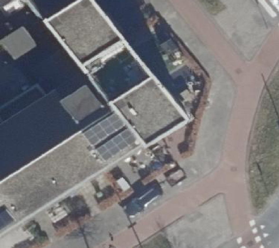 True ortho luchtfoto van Rotterdam met zicht op woning