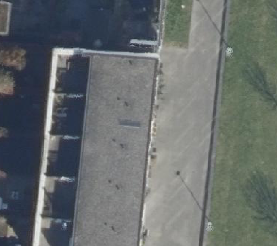 True ortho luchtfoto van Rotterdam met zicht op woning