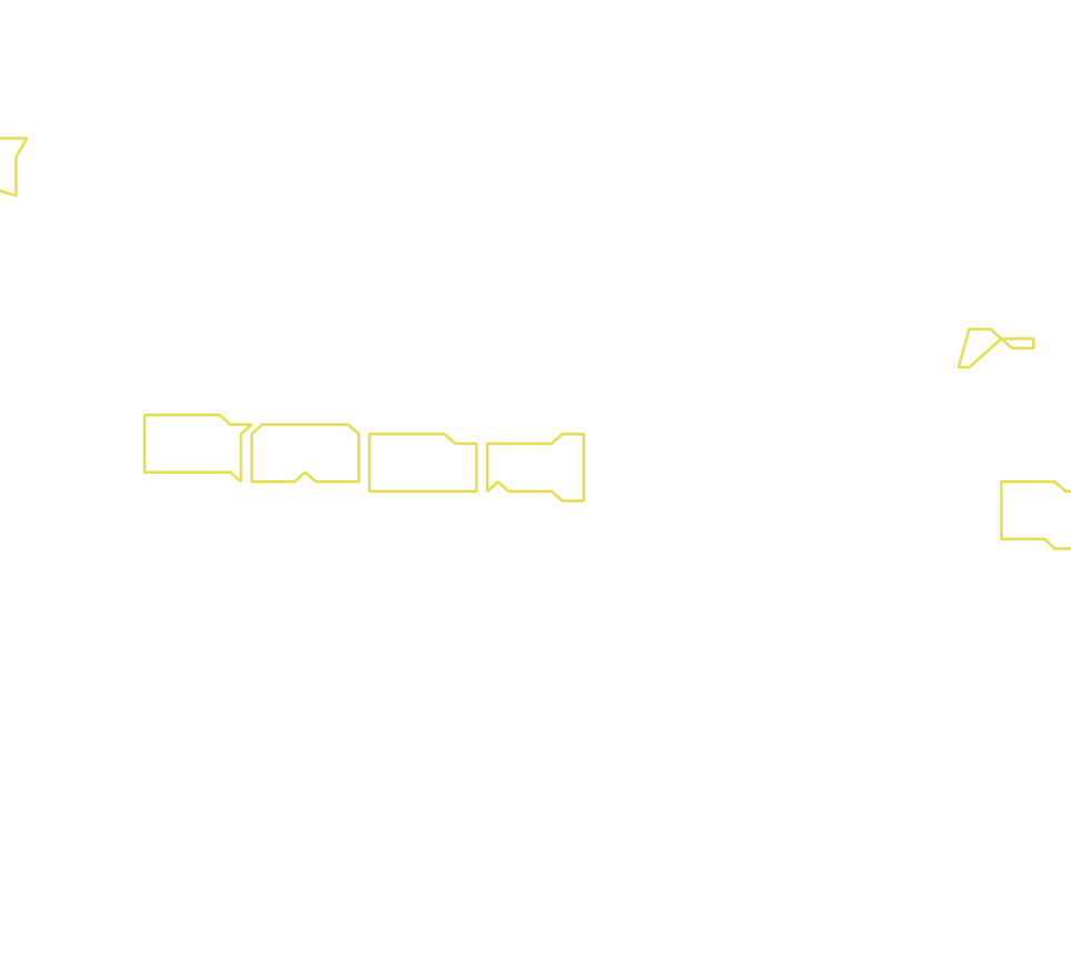 Daksegment met contourlijnen en structuurweergave