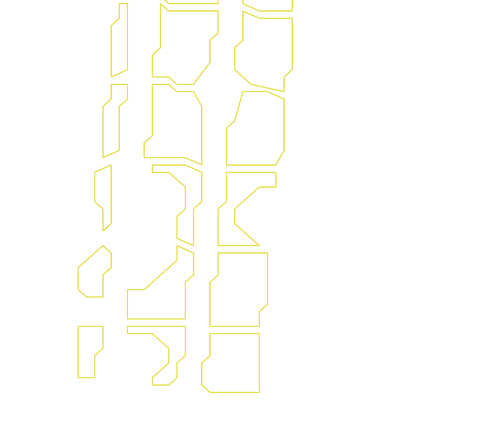 Daksegment ingezoomd met contourlijnen en structuurweergave
